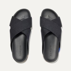 Rothy's The Weekend Slide Sandals in Black